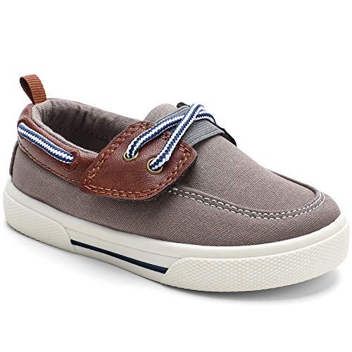 Tombik TB200533BROWN070 Toddler Shoes Boys Canvas Sneakers Kids Loafers thumb #2
