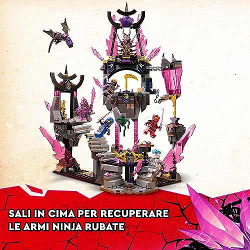 Ninjago Il Tempio del Re dei Cristalli, Set Serie TV Crystallized, Playset con Minifigure, Giochi per Bambini da 8 Anni in su 71771 - Lego - Immagine 4