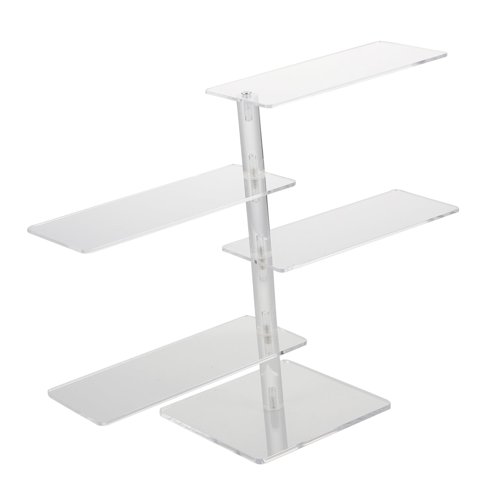 Unomor 4-Layer Acrylic Display Rack Sunglasses Stand Jewelry Display Stand Holder Decorative Storage Rack Stylish Acrylic Prop