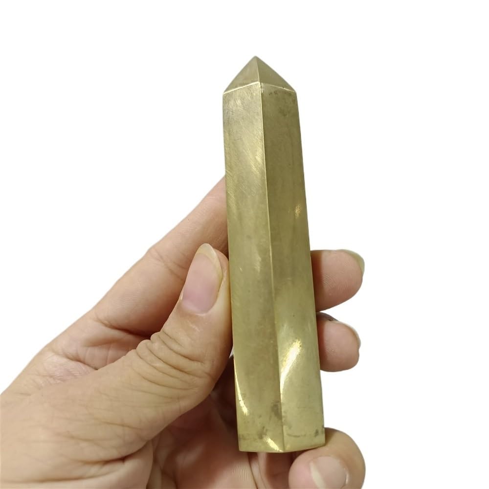 KJEBVHIRS Stone Pyrite Little Column Quartz Crystal Home Decoration(Size:3pc)