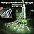 WBao Outdoor Christmas Decorations with 12" Star Topper, 344 LED 11.9ft Waterfall Christmas Lights, Remote Control 8 Modes, 3 Timers, UL Listed Waterproof for Tree Roof Porch Decor, Red Green White