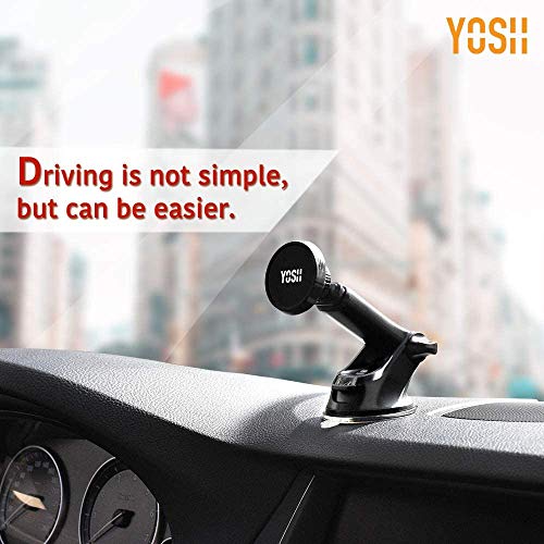 YOSH Telefoonhouder Auto Magnetische Mobiele Telefoon Houder Zuignap Car Phone Holder Dashboard 360 Graden Universeel… - Image 3