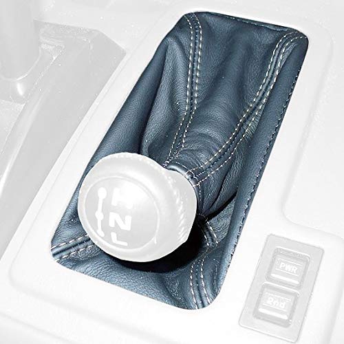 RedlineGoods Transfer case Boot Compatible with Toyota Landcruiser 1991-97. Tailor Made - not Universal. Genuine top-Grade Italian Black Suede (Alcantara) with Blue Thread