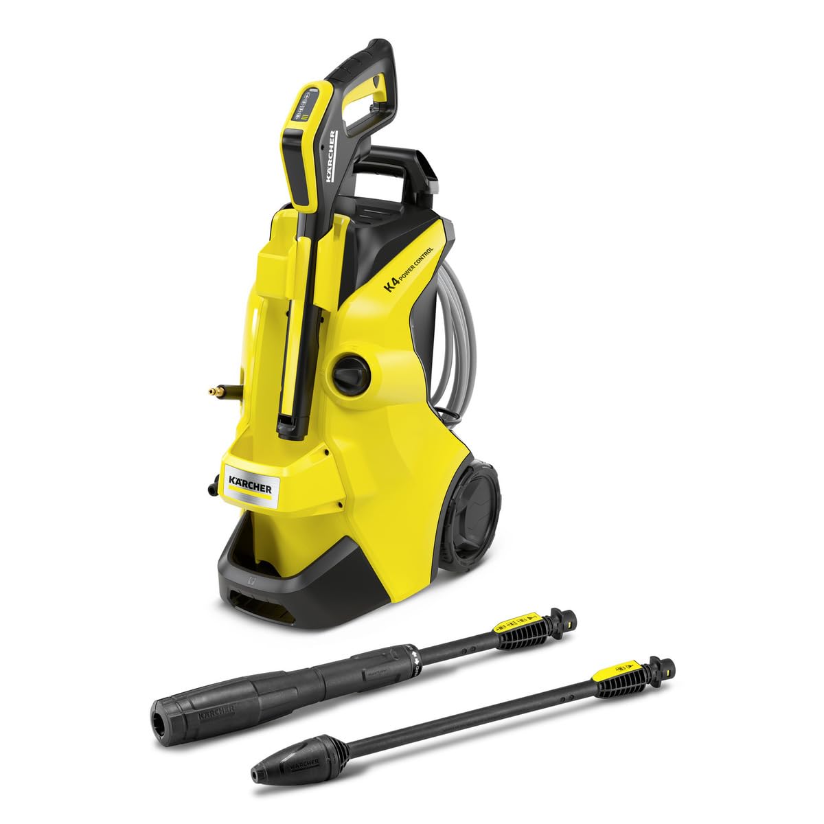 Kärcher Hidrolimpiadora K 4 Power Control Flex - Hidrolimpiadora de Alta presión 130 Bar, caudal: 420l/h, Rendimiento: 30 m², Boquilla Turbo, Lanza pulverizadora