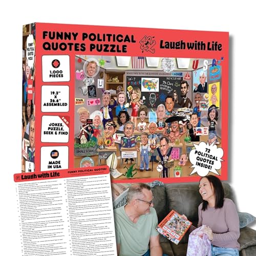 Laugh With Life Funny Political Quotes Puzzle