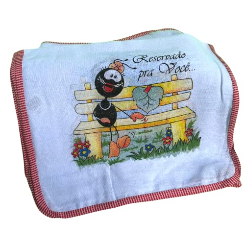 Pano de Prato Viés Kit 10 unidades Pano de Copa Cozinha Guardanapo Louça