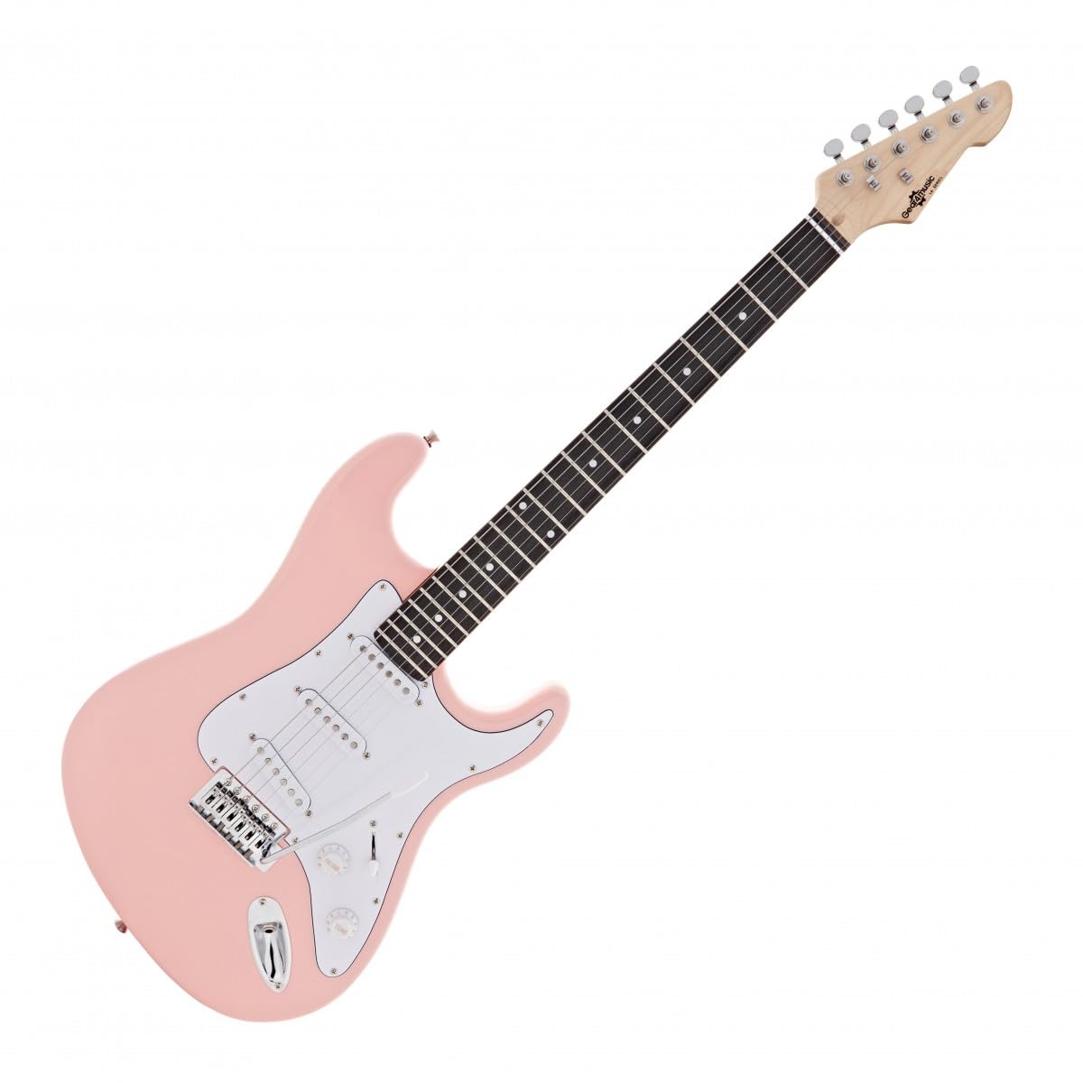 Chitarra Elettrica LA Rosa, Ampli 10W e Accessori | Corpo Leggero e Comodo, Ampli Portatile con EQ 2 Bande e Uscita Cuffie, Corde di Ricambio e Accordatore Inclusi