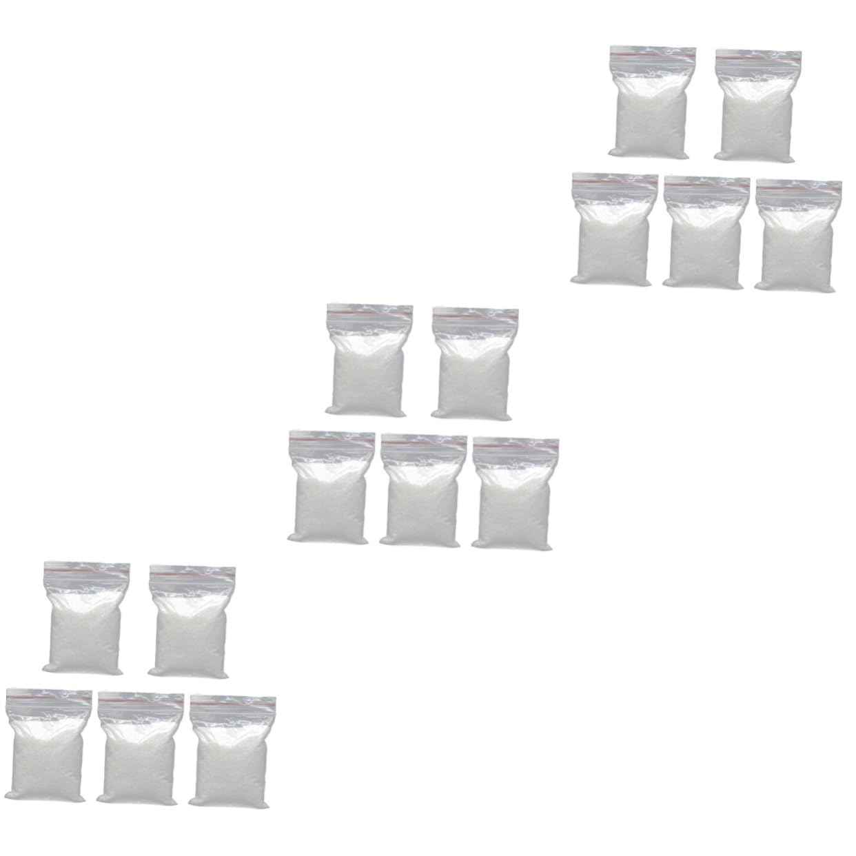 DOITOOL 15 Paquetes Decoraciones De Plantas Decoración Blanca Decoración De Plantas Arena Decorativa para Jarrones Arena De Acuario De Agua Dulce Piscina Maceta Arena De Cuarzo Pecera