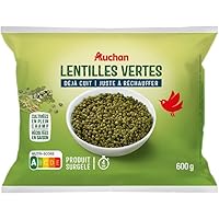 Auchan vous propose ses lentilles vertes déjà cuites, prêtes à être dégustées chaudes ou en salades pour un repas simple et savoureux. Cultivées en plein champ et récoltées en saison, elles conservent toute leur fraîcheur et leur goût authentique. Fa...