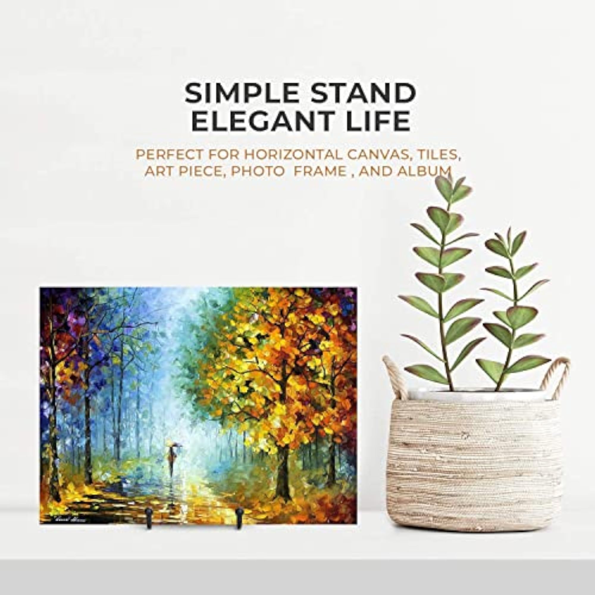 Photo Holder Display Stand + Decorated Plate Stand