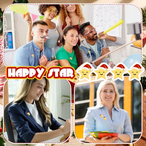 Image of Lyrow 25 /50 /100 /150 /300 Pcs Gold Star Pins Bulk golden Metal Y2k Motivational Pins for Patriotic Veterans Day Bckpack Brooch Lapel