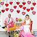 KatchOn Huge Valentines Hearts Decorations - Pack of 30, No DIY | Hanging Swirls for Valentine's Day Decor