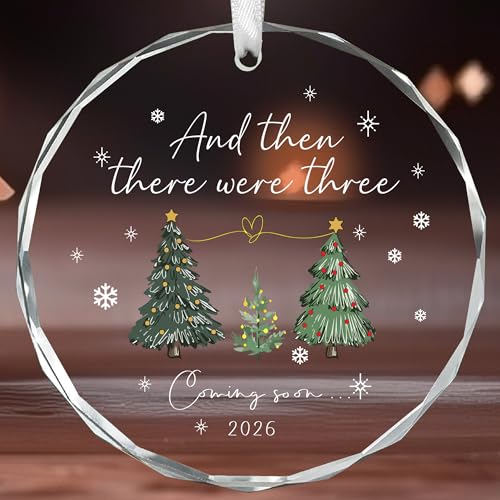 Pregnancy Announcement Christmas Ornament 2026, Baby Announcement Gifts for Expecting