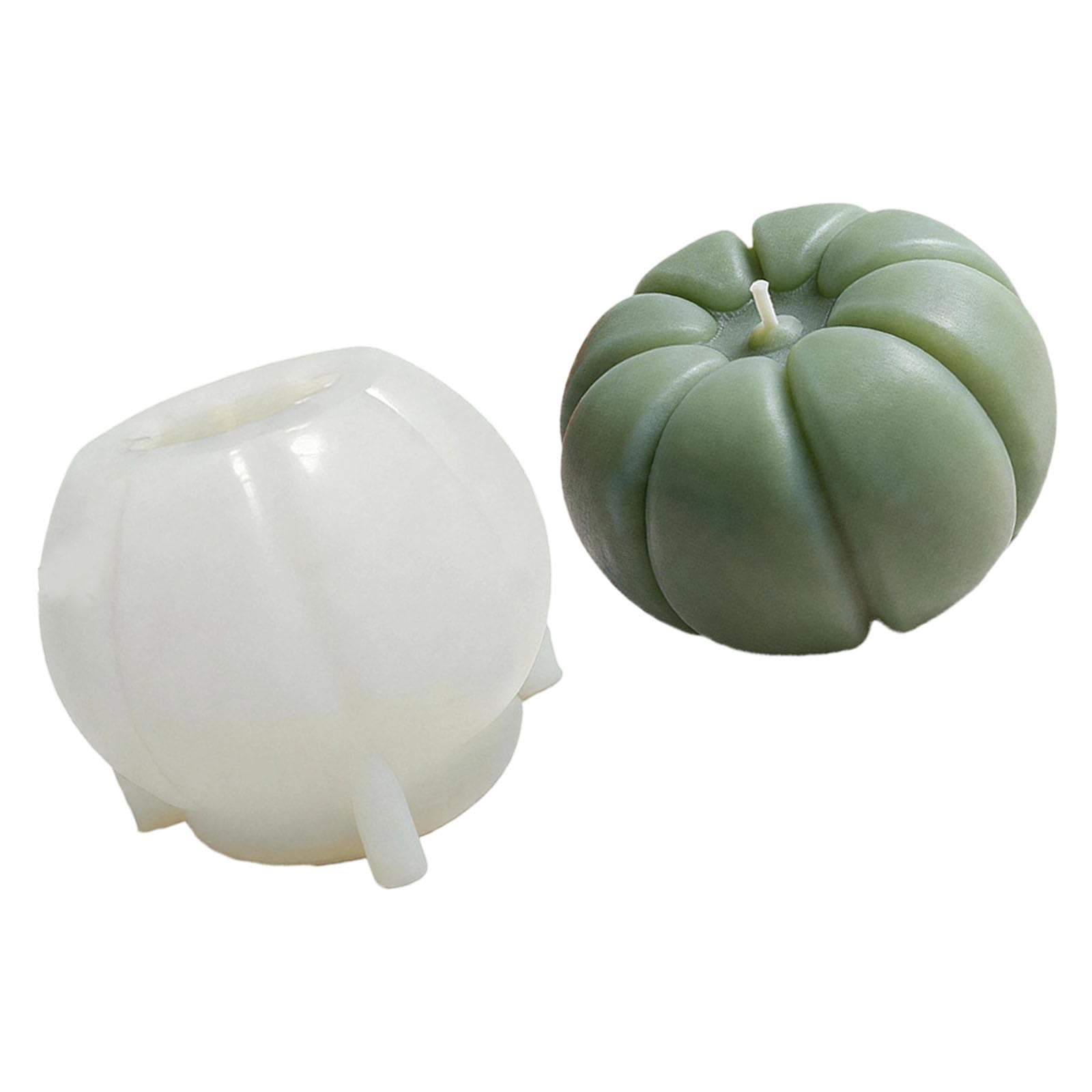 NMFLAB Pumpkin Shape Silicone Molds for Soap Easy Demolding Multipurpose Silicone for Epoxy Resin Equipment