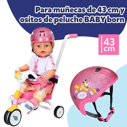 Casco de Bicicleta Baby Born para muñecas de 43 cm y niños desde 3 años 6