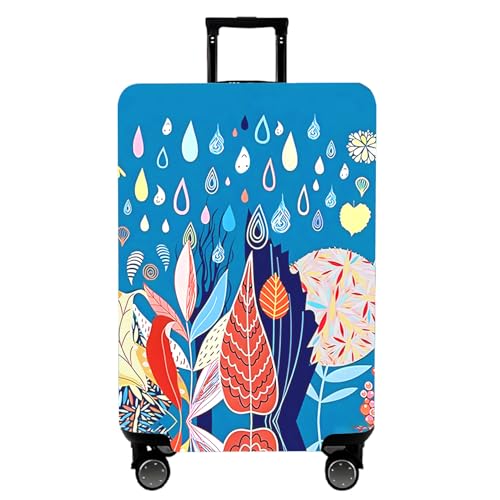 Image of WUJIAONIAO Travel Luggage Cover Baggage Suitcase Cover Protector Skins 18-32 Inch, rainy season, S (for 18--20 inch luggage), Fashion
