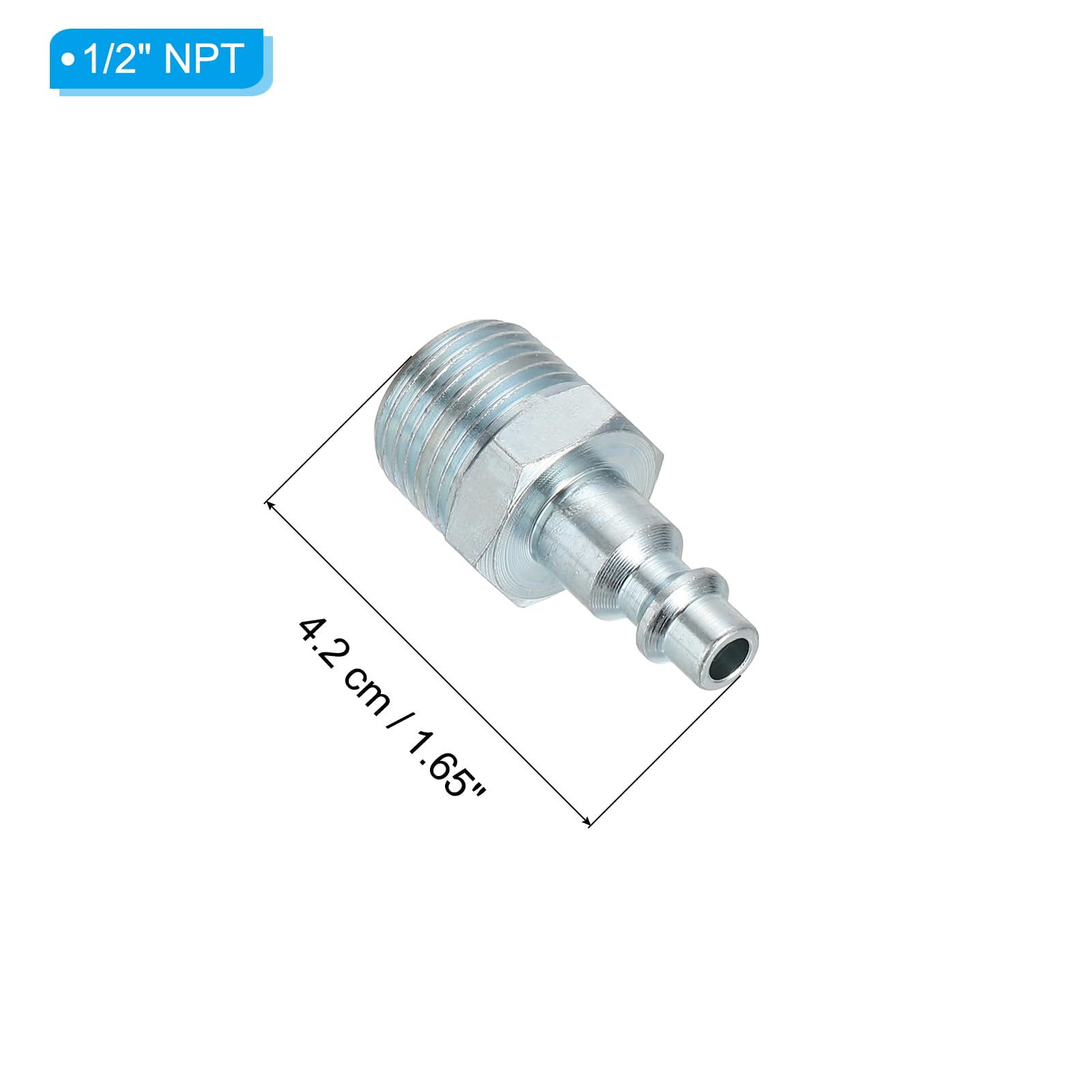 PATIKIL 1/2" Air Fittings Steel - Image 2