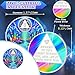 YRCKUDZKG Colorful Crystal River 1 Year Sobriety Coin - Awakening The Light AA Medallion, Alcohol Free One Year Recovery Chip with Token Capsule, Sobriety Gifts for Men Women