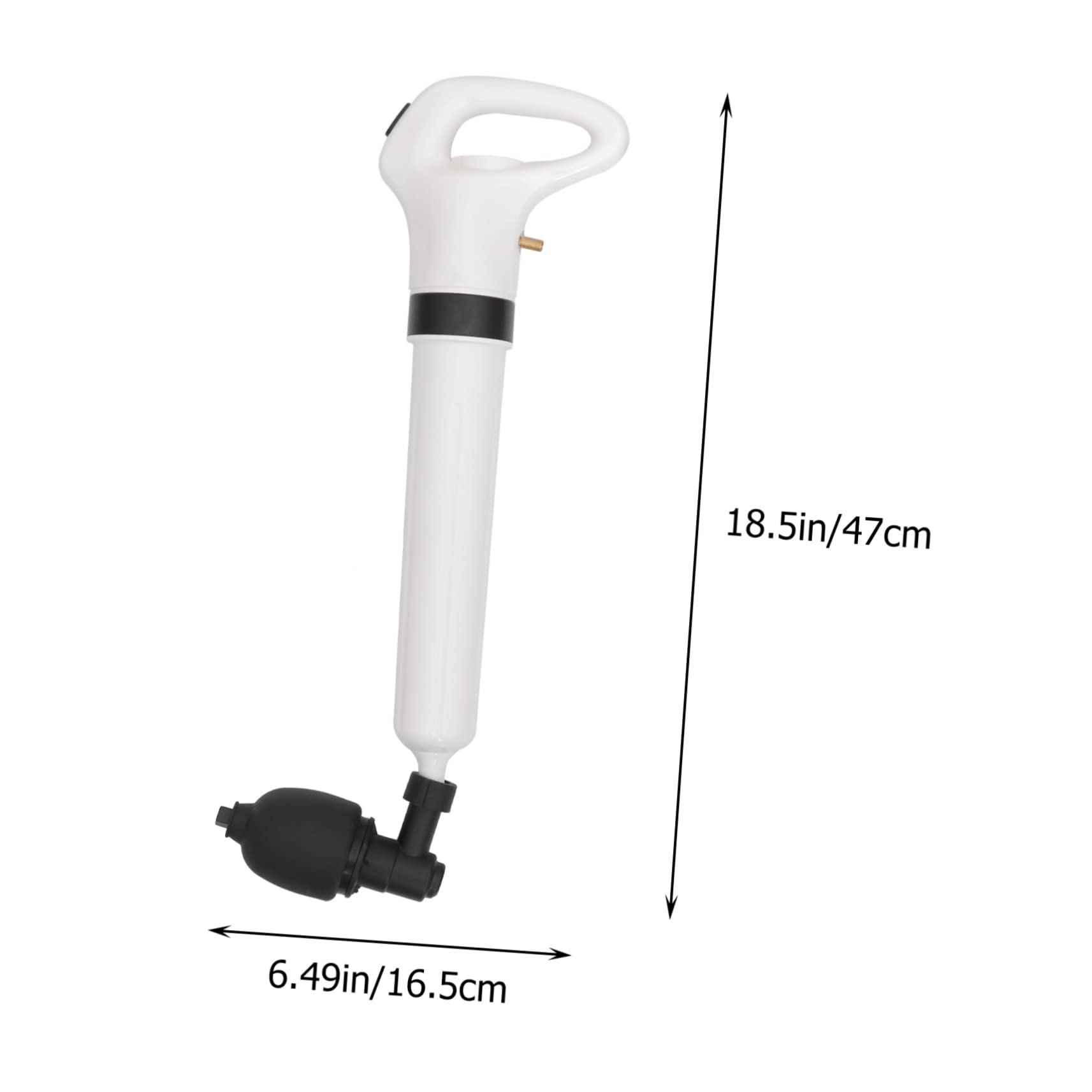 DOITOOL Kit de Débouchage WC Fermé en ABS Blanc, 1 Set