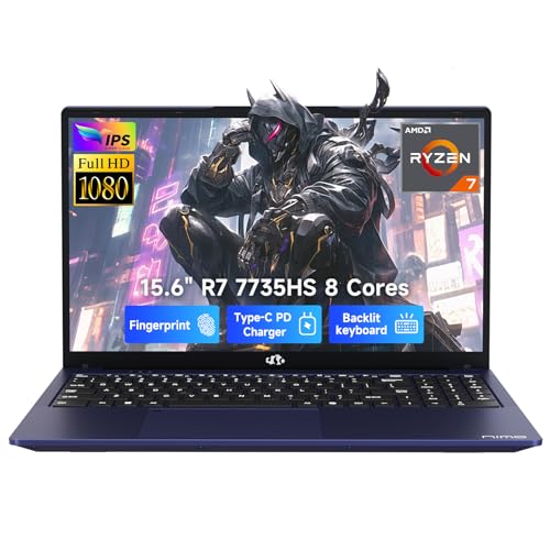 Image of NIMO 15.6 inch FHD AI-Creator-Laptop, AMD R7 7735HS 8 Cores, 16GB DDR5 1TB SSD