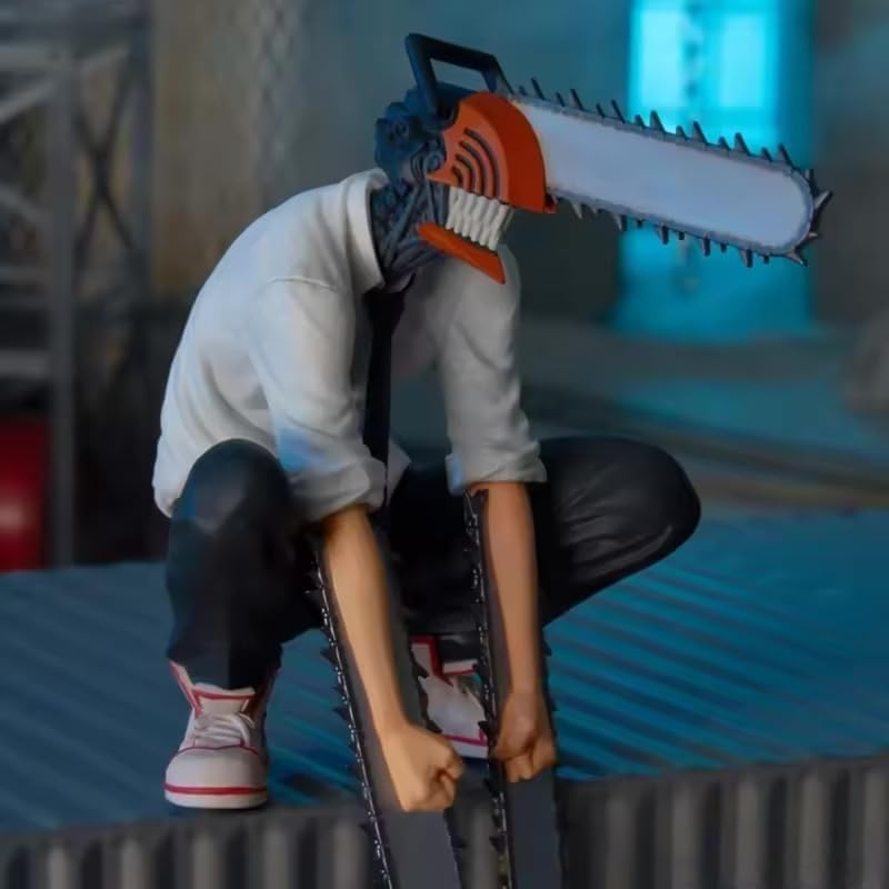 Action Figure Anime,Anime Toy, 15cm Collectible Figurine, Desktop Decoration for Anime Fans and Manga Collectors – Chainsaw Man product image