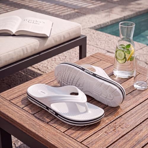 Image of YOHO Grip Orthopedic Slippers for Men | Waterproof Monsoon Footwear | Footpharma Footbed & TripleDense Foam | Anti-Skid Chappals
