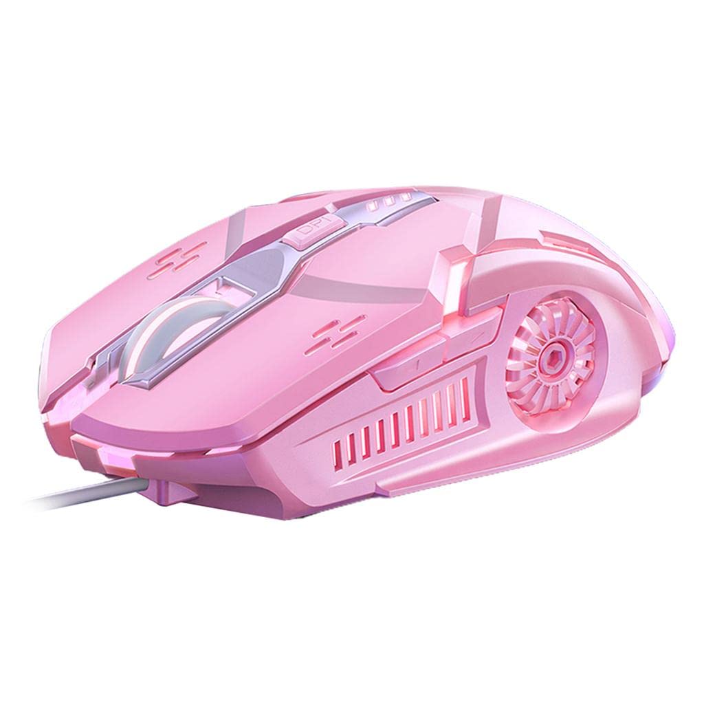Enakshi Wired Mouse Six-button Colorful Luminous Gaming Mechanical Mouse Pink|Computers/Tablets & Networking|Keyboards, Mice & Pointers|Mice, Trackballs & Touchpads|1 Piece Gaming Mouse-image-34
