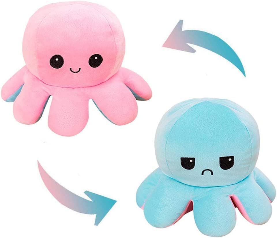TOY OCTOPUS Octopus Plush, Cute Stuffed Animals, Good Gift for your kids or your friend Little Blue and Little Pink