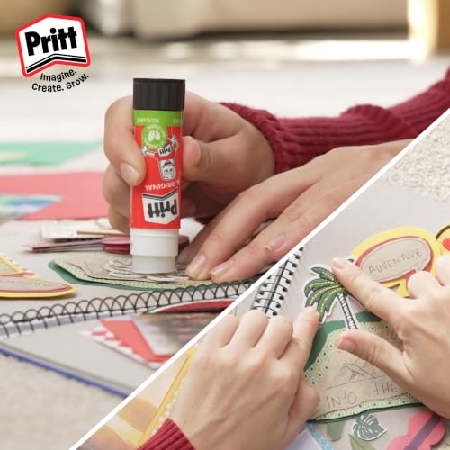 Pritt Colla Stick, Colla trasparente per scuola e ufficio, 12 x 22 g - Immagine 3