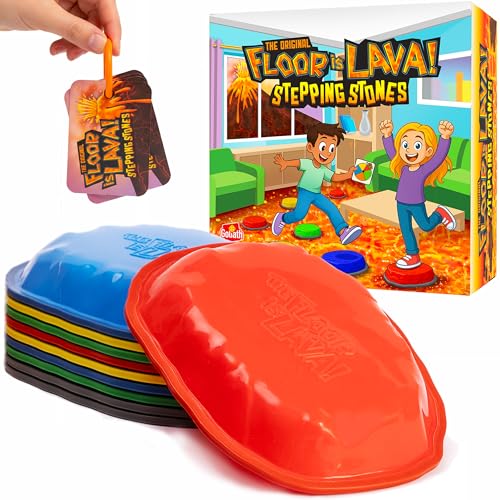 Goliath The Original The Floor is Lava! Game by Endless Games - Interactive Game for Kids and Adults - Promotes Physical Activity - Indoor and Outdoor Safe - Stepping Stones