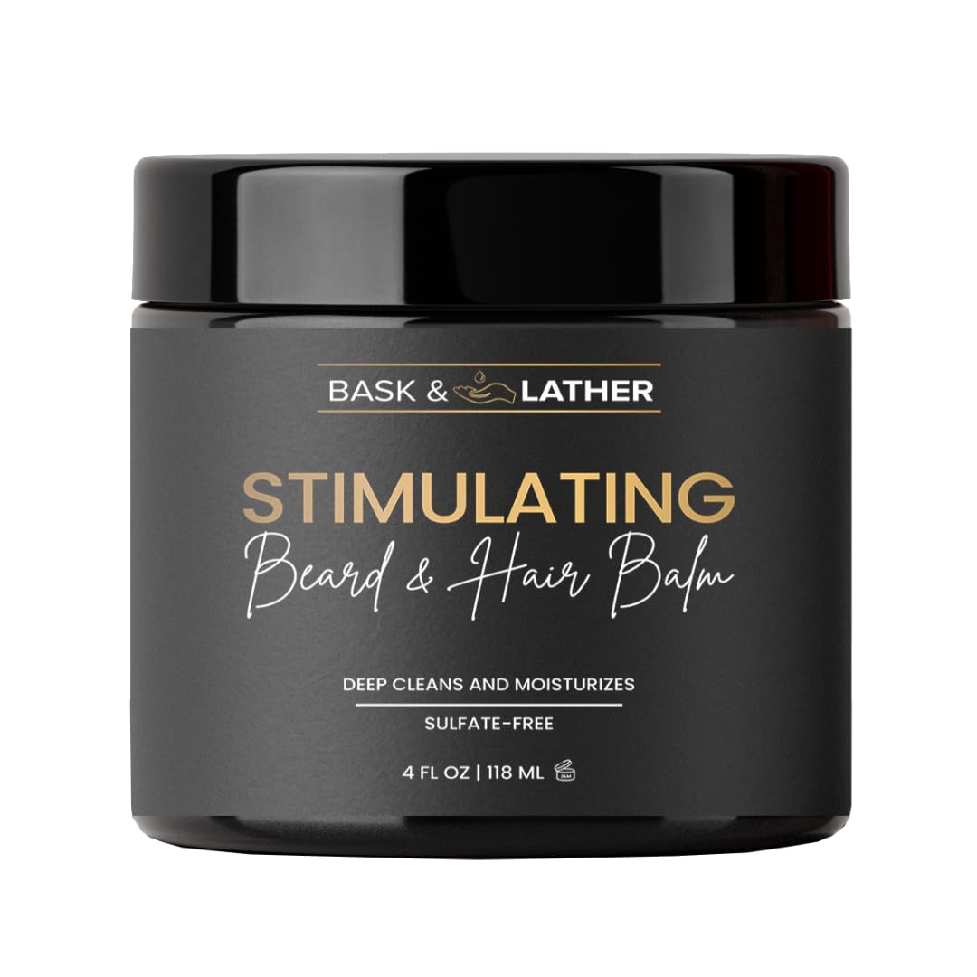 BASK & LATHER Stimulating Hair & Beard Balm
