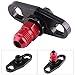 Qiilu Fuel Line Adapter, Fuel Rail Pressure Regulator Adapter to (Outlet) 1/8 NPT Female, Fuel Pump Rail Adapter with Fittings Fit for /