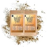 People who Kaer Kürbissuppe 2X 200g, hohe Ergiebigkeit Dank Pulver-Form, Präbiotika Mittel zur Unterstützung bei Durchfall & Magenproblemen, bis zu 5L Kürbis Suppe, Hund Durchfall