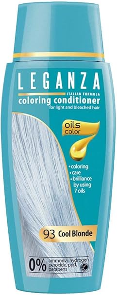 Leganza Coloring Conditioner Color 93 Cool Blonde With 7 Natural Oils Ammonia And Paraben Free Amazon Co Uk Beauty Leganza Coloring Conditioner Color 93 Cool Blonde With 7 Natural Oils Ammonia And Paraben Free Amazon Co Uk Beauty