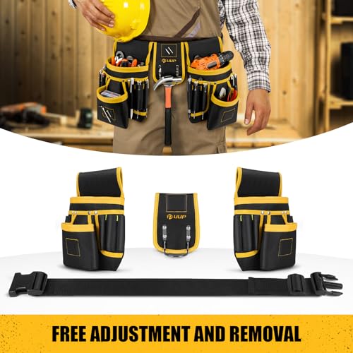 Magnetic Tool Belt with 26 Pockets