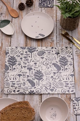 Price & Kensington Woodland Side Plate 20.7 cm Microwave and Dishwasher Safe Novelty Style Made from Stoneware Stylish Dinnerware - Image 4