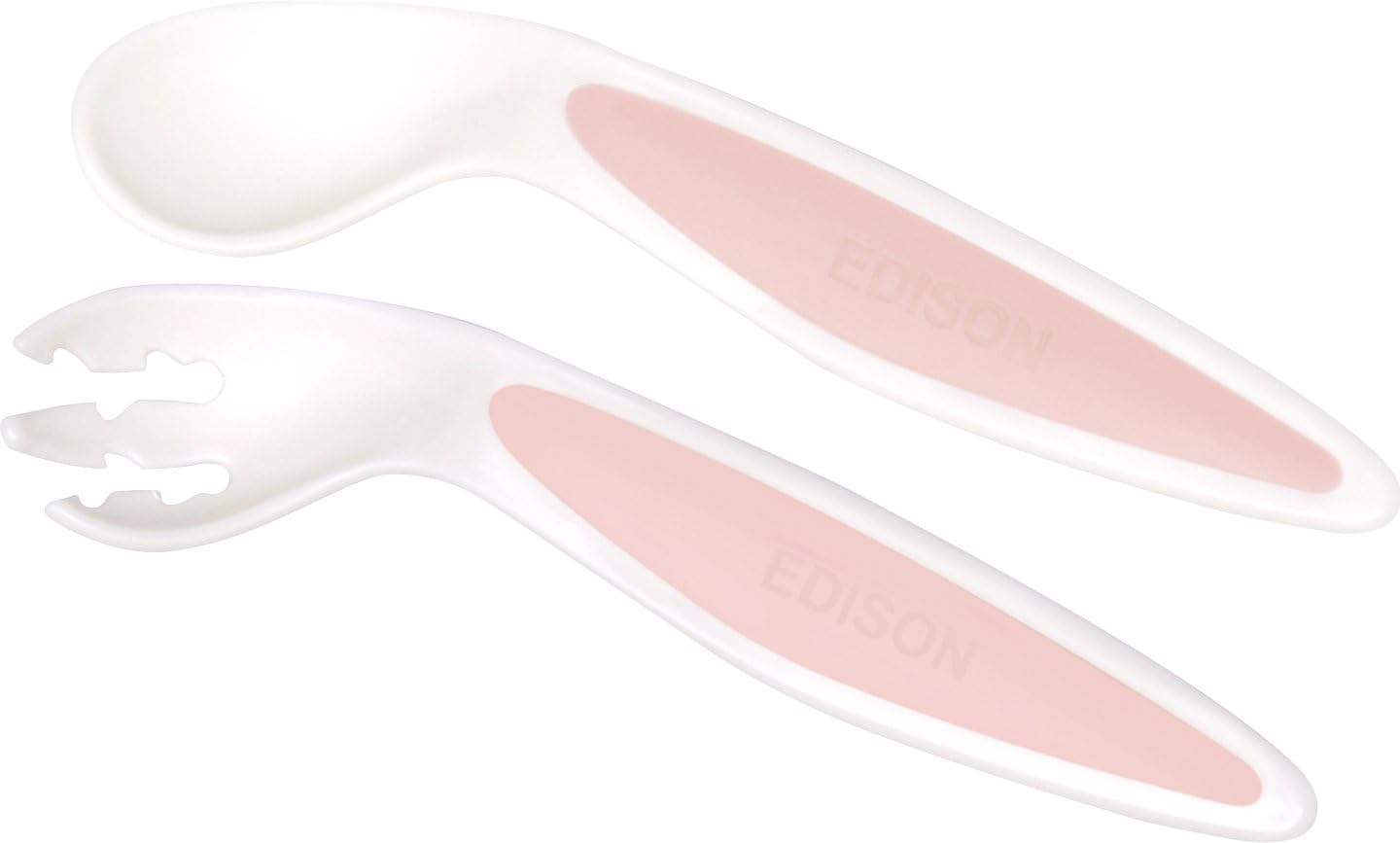 エジソン フォーク&スプーン エジソンのフォーク&スプーン ベビー さくら(9ヶ月から対象) はじめてでもじょうずに食べられる