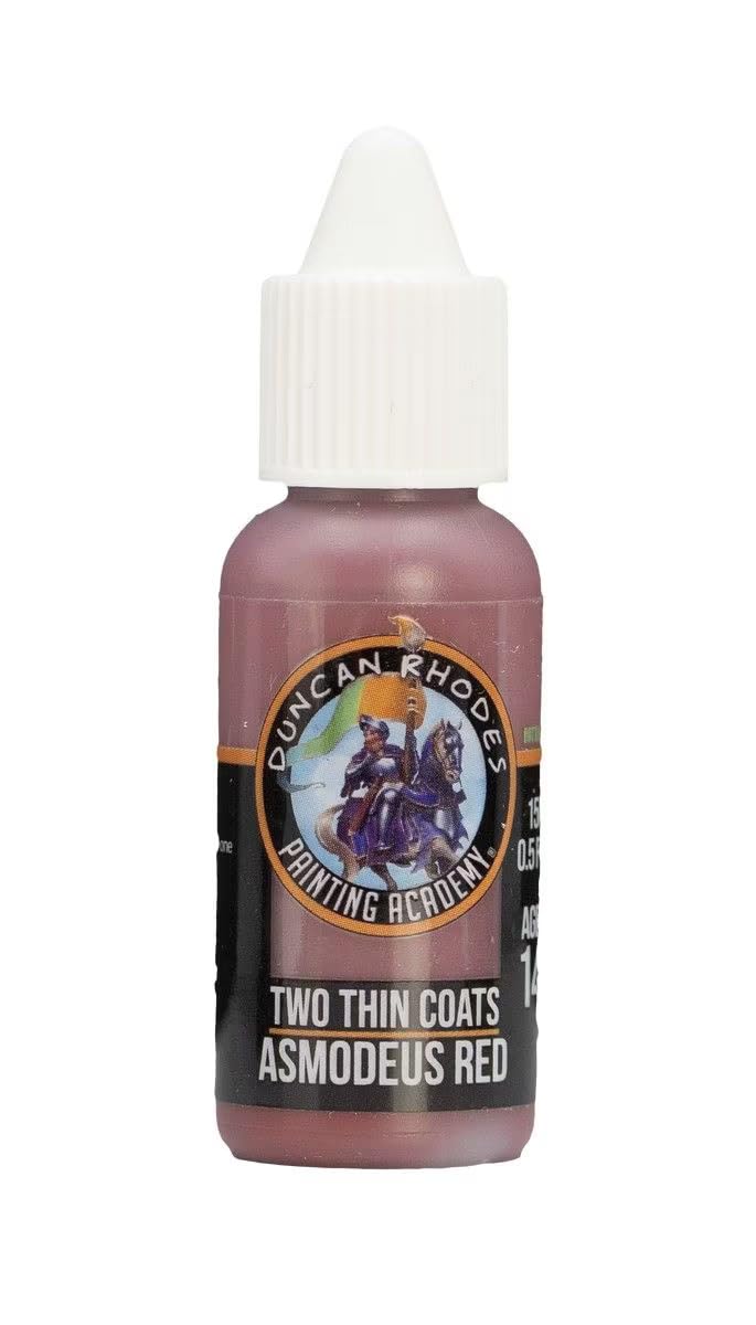 Asmodeus Red Two Thin Coats Wave Two Paint Midtone