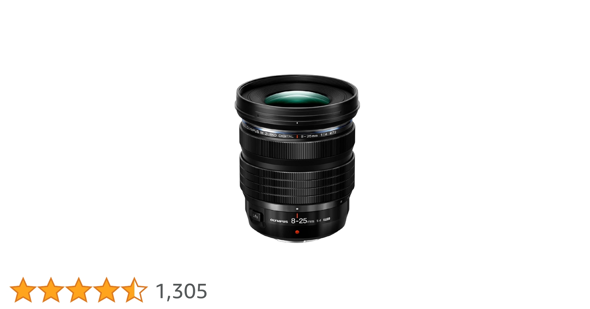 Amazon.co.jp: OLYMPUS M.ZUIKO DIGITAL ED 8-25mm F4.0 PRO BLK Lens