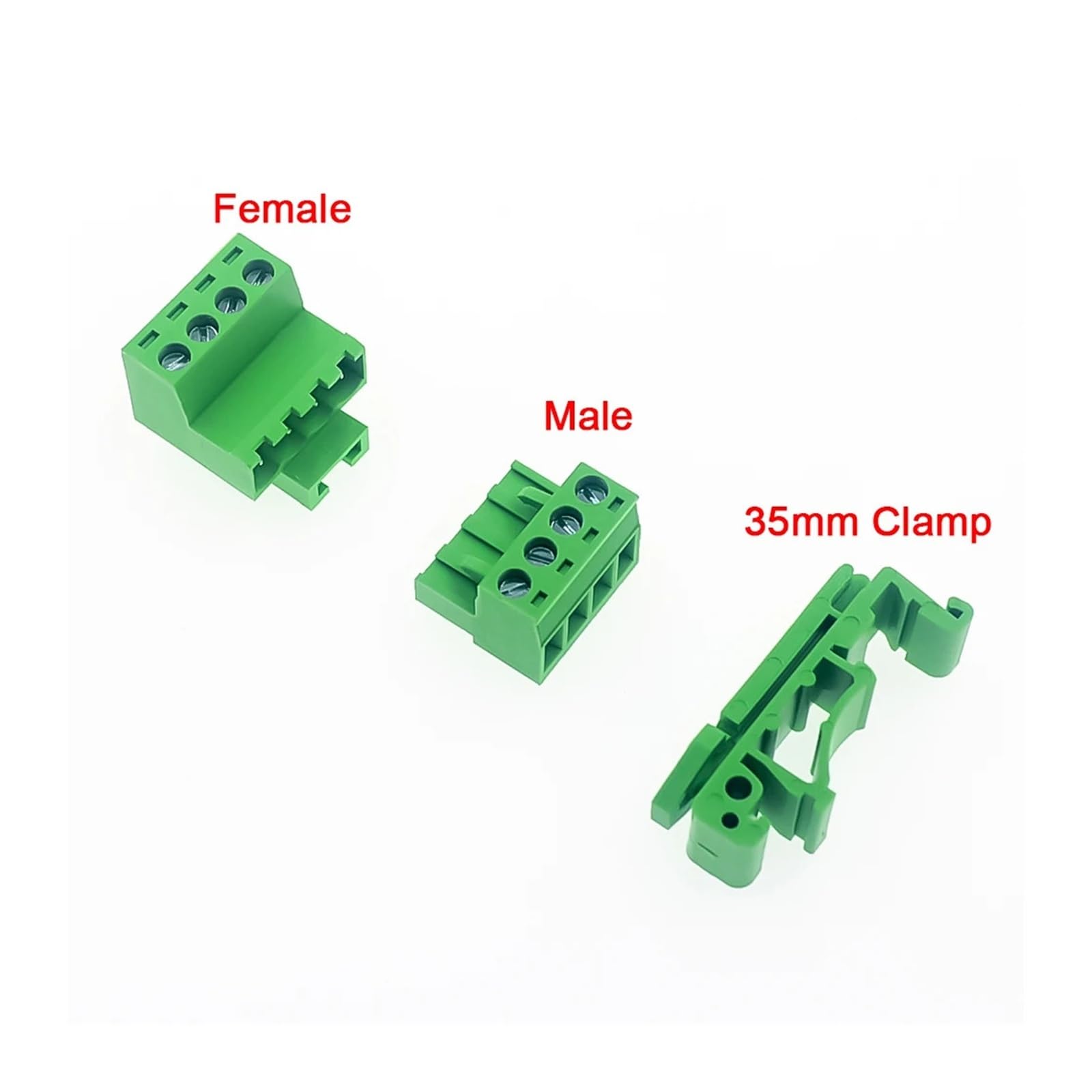 1 set di morsettiere a vite da 2-20 pin con passo 5,08 mm