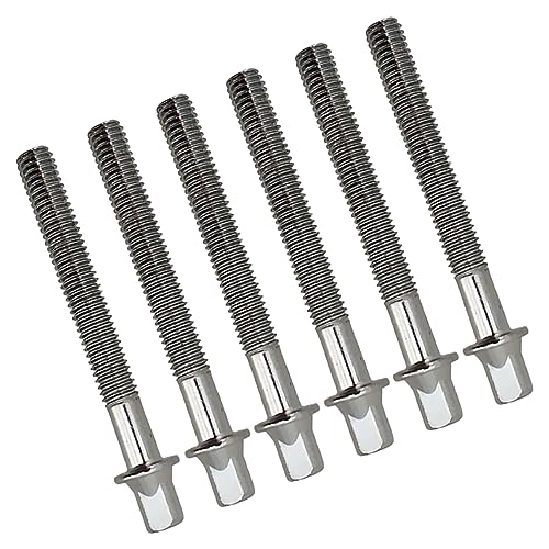 6Pcs Drum Lug Mounting Screws con Arandelas Plata Duraderas para Accesorios de Redoblante Ligero y Fácil de Usar Esencial para Mantenimiento de Batería miniatura 1