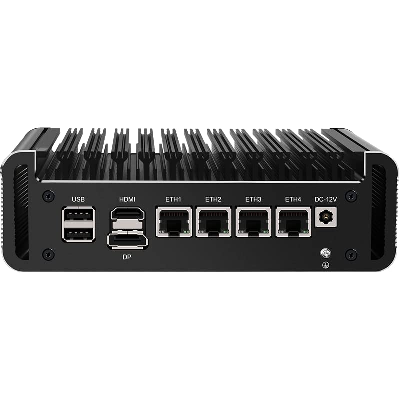 2022 New 3rd Edition N5105 Upgrade Firewall Micro Appliance, 4 Port i225 2.5G LAN Fanless Mini PC Ce