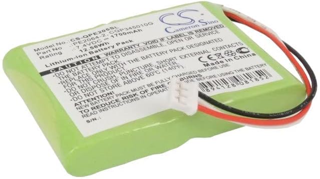 VI VINTRONS Battery for Q-Sonic Multimedia X-Dream-Player, PE-2058, CGP345010G, PE2064-2,