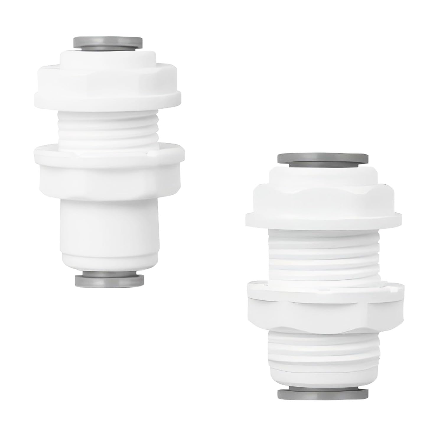 Qrity Conectores de Manguera Rectos de Agua RO, Conector Rápido Filtro Agua Adaptador, 1/2" Rosca Macho/Hembra Conector-1/4" Acoplamientos rápidos para filtros, para RO Inverso Ósmosis Sistema — view 23
