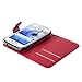 Cadorabo Funda Libro para Samsung Galaxy Trend DUOS en Rojo CARMÍN -...