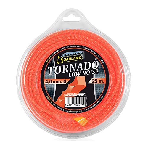 Garland 71023X2540 - Dispensador nylon “tornado” en espiral 25 M./4,0 mm. Ø para Desbrozadora