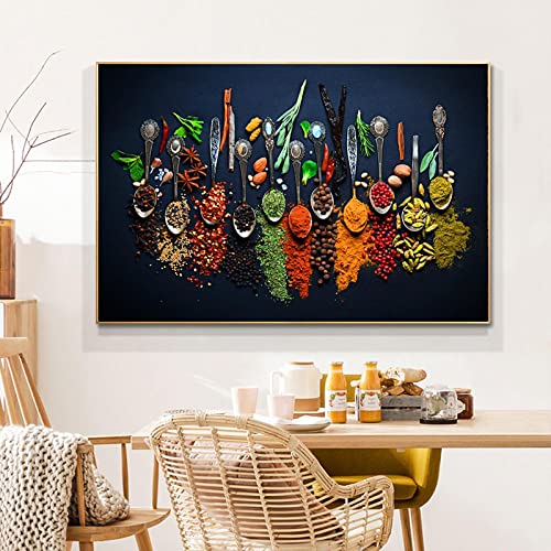Affiches et Impressions pour Salon Décor Cuisine Tableau Pizza Grand Format - 4