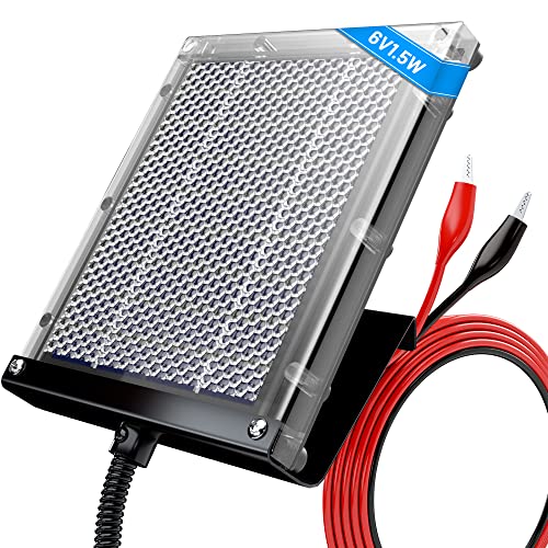 POWOXI 6V 1.5W Deer Feeder Solar Panel Battery Charger IP65 Waterproof |…