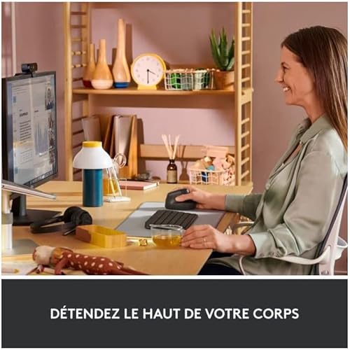 Logitech Lift — šoninis vaizdas