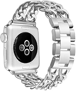 Secbolt Stainless Steel Bands for Apple Watch 38mm iWatch Strap Chain Replacement Wristb